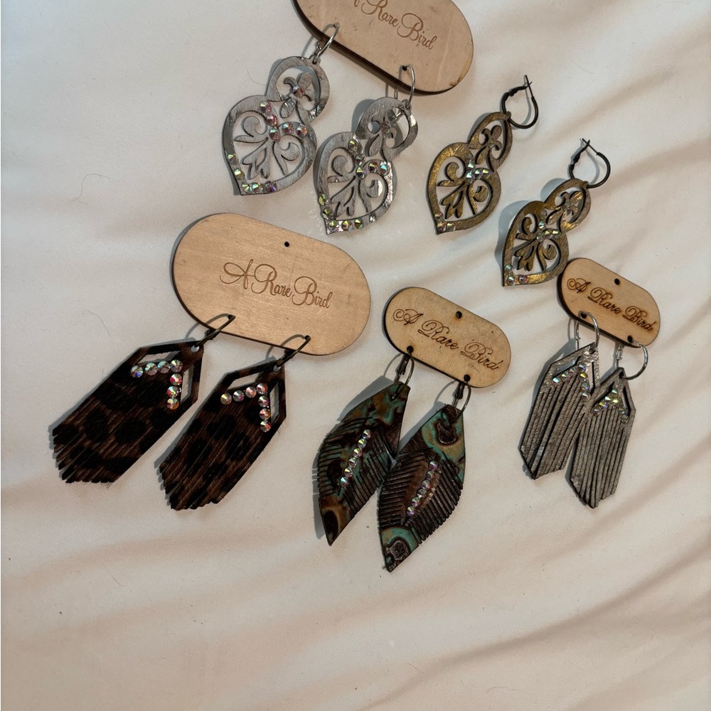 A Rare Bird Women's Elegant Earring Collection